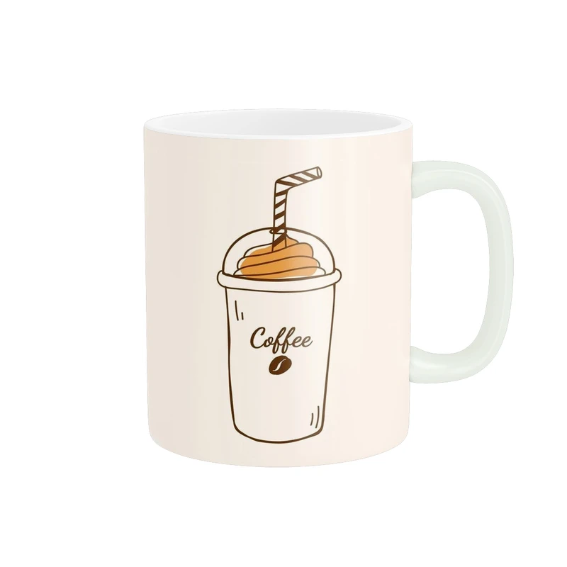 ماگ مدل فانتزی قهوه کد 1670