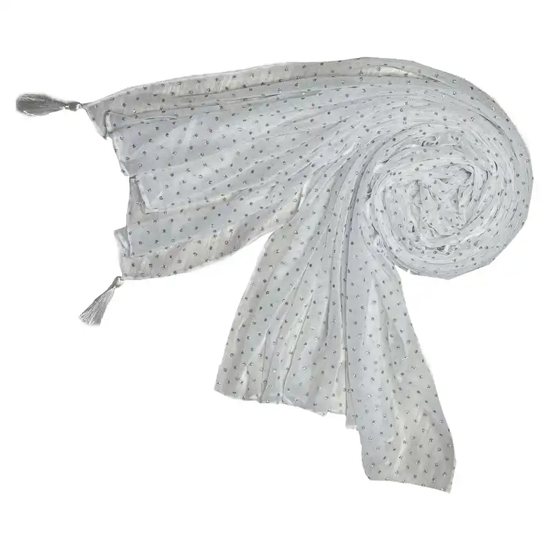 شال زنانه مدل حریر اکلیلی