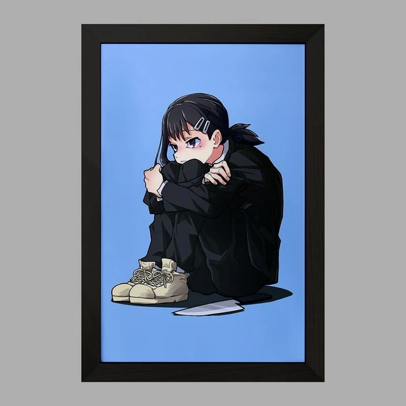 تابلو خندالو مدل کوبنی انیمه مرد اره ای Chainsaw Man  کد 17990