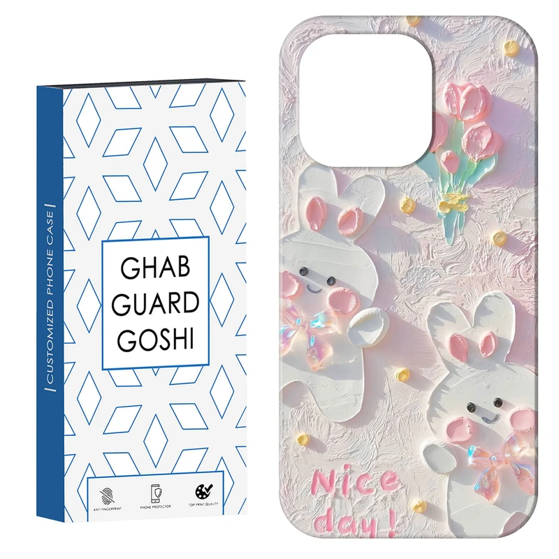 کاور قاب گارد گوشی طرح گل کد Dimo-214 مناسب برای گوشی موبایل اپل IPHONE 15 PRO