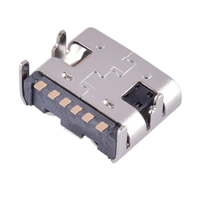 سوکت شارژ usb-c 6pin مدل be1105