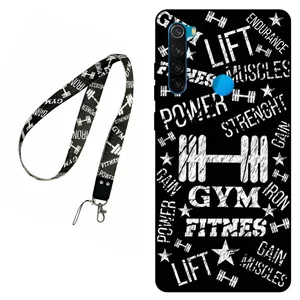 Megafone Gym 0010 Cover For Xiaomi Redmi Note 8 Mobile Neckband