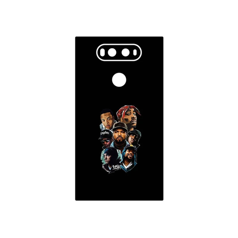 برچسب پوششی ماهوت مدل Great Rappers Digital Art مناسب برای گوشی موبایل ال جی V20