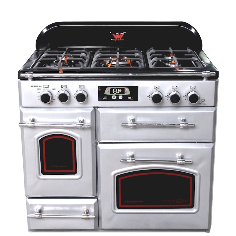 اجاق گاز آپادانا مدل طرح فر كابين دار