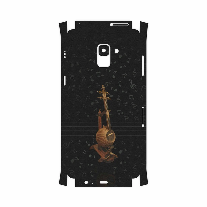 برچسب پوششی ماهوت مدل Persian Fiddle Instrument-FullSkin مناسب برای گوشی موبایل سامسونگ Galaxy A8 Plus 2018