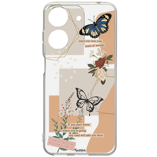 کاور طرح Butterfly مناسب برای گوشی موبایل شیائومی Redmi 13C