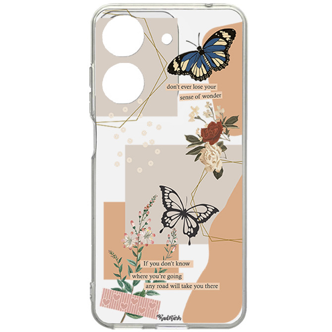 کاور طرح Butterfly مناسب برای گوشی موبایل شیائومی Poco C65 