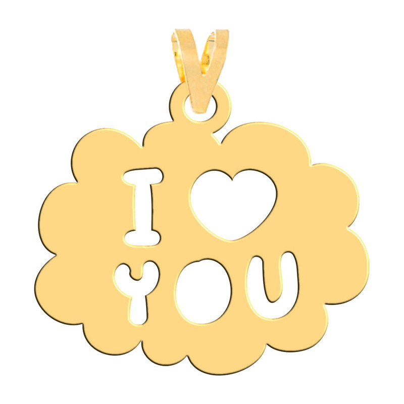 آویز گردنبند طلا 18 عیار زنانه فرشته مدل WNL-000391 LOVE