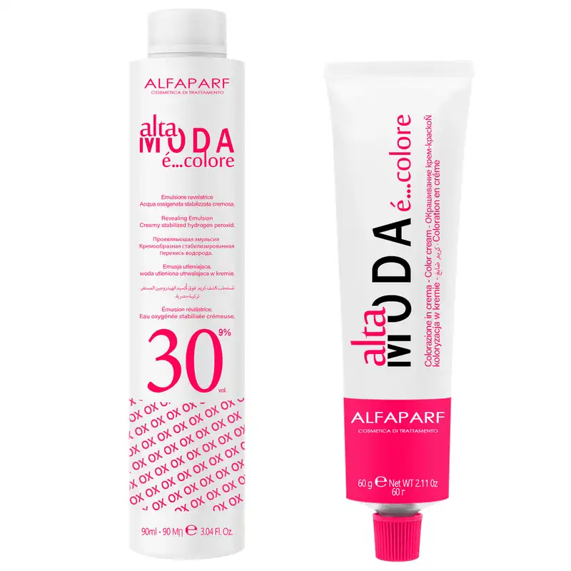 کیت رنگ مو آلتا مودا شماره 8.3 وزن 150 گرم رنگ بلوند طلائی روشن