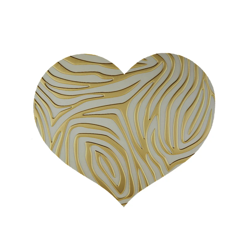  پادری مدل قلب طرح کلاسیک کد 8865 سایز 90x90 سانتی متر 
