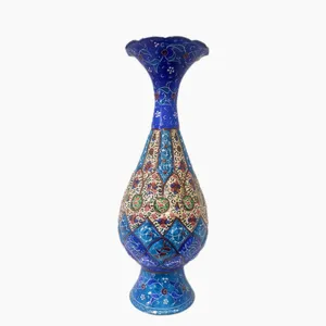 گلدان میناکاری مدل موشکی کد 712