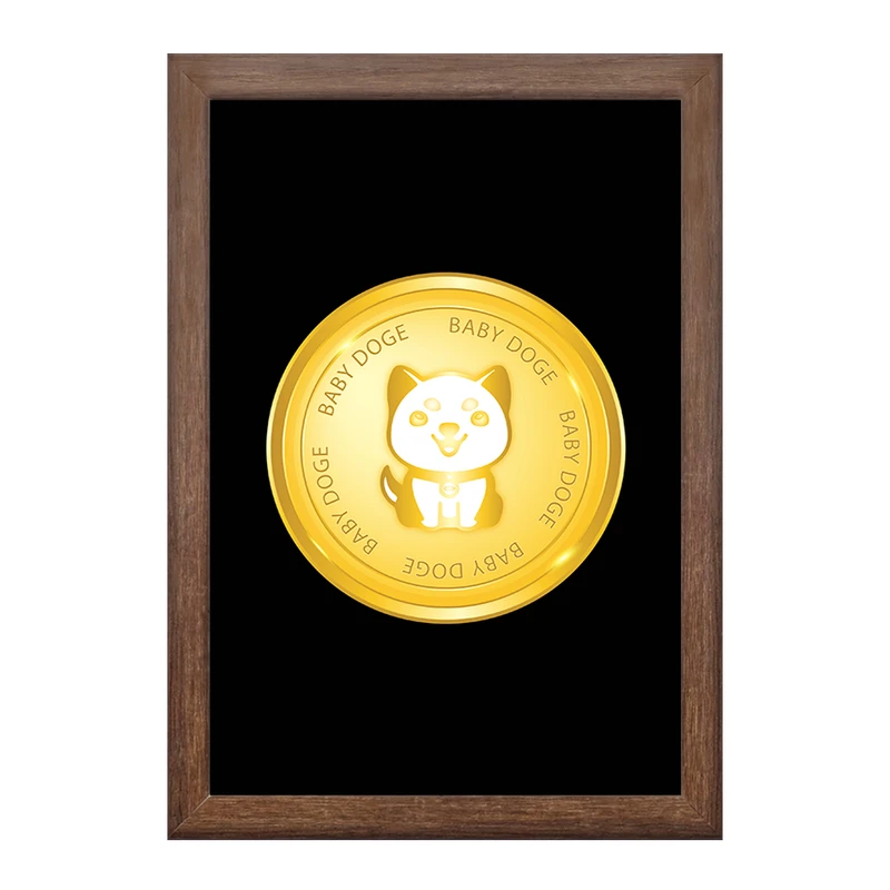 تابلو خندالو طرح ارز دیجیتال بیبی دوج  کد 10911