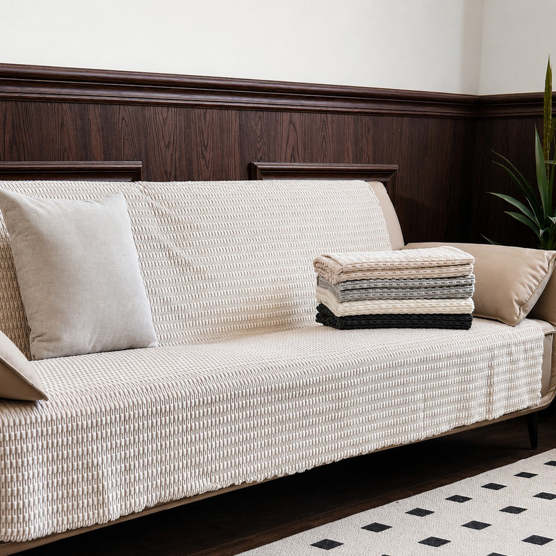 شال مبل مدل Kaymaz Koltuk Ortusu Sofa سایز 170x215 سانتی متر