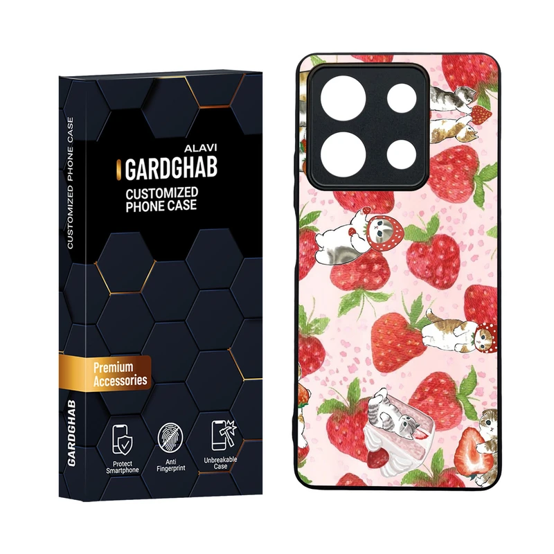 کاور گارد قاب مدل دورژله ای فانتزی مناسب برای گوشی موبایل شیائومی Redmi Note 13 5G