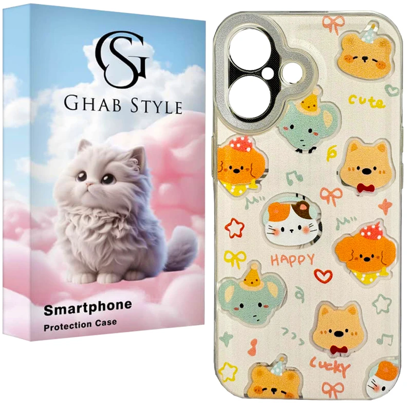 کاور قاب استایل مدل باغ وحش  مناسب برای گوشی موبایل اپل IPHONE 16