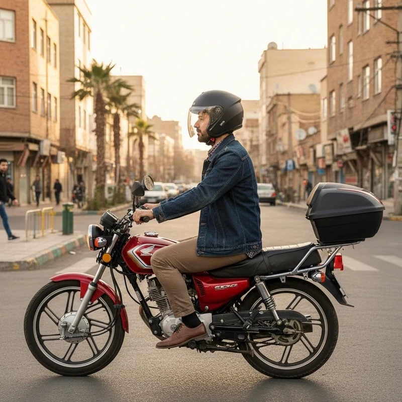 عکس شماره 9 : باکس موتور سیکلت مدل یارپُشت