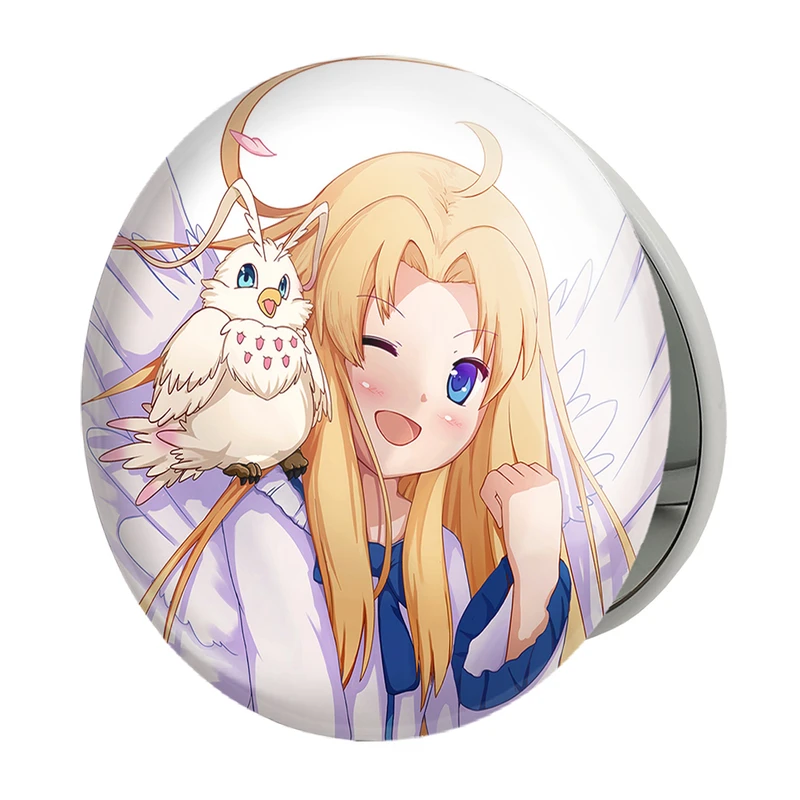 آینه جیبی خندالو طرح فیلو انیمه ظهور قهرمان سپر مدل تاشو کد 15948 