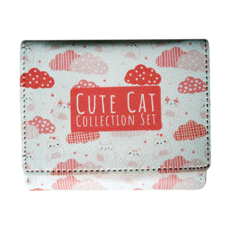 کیف پول دخترانه مدل CUTE CAT کد 219