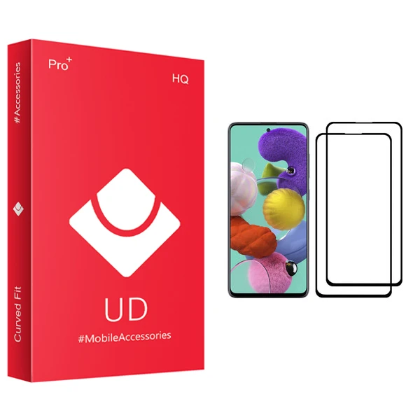 محافظ صفحه نمایش یو دی مدل +PRO مناسب برای گوشی موبایل سامسونگ Galaxy A51 بسته دو عددی