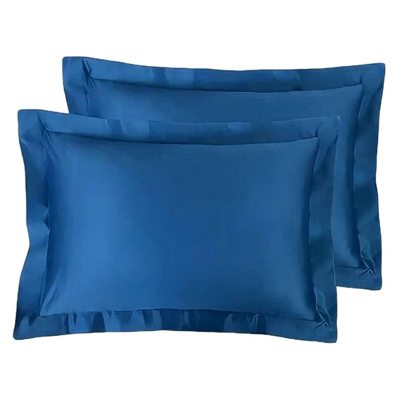 رو بالشی مدل حاشیه دار زیپدار 50x70 مجموعه دو عددی