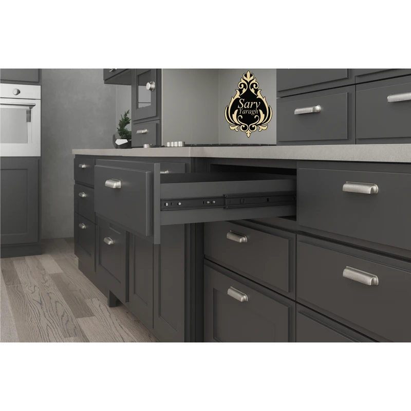 عکس شماره 5 : ریل کشو سرو مدل ساچمه ای 45 بسته 4 عددی