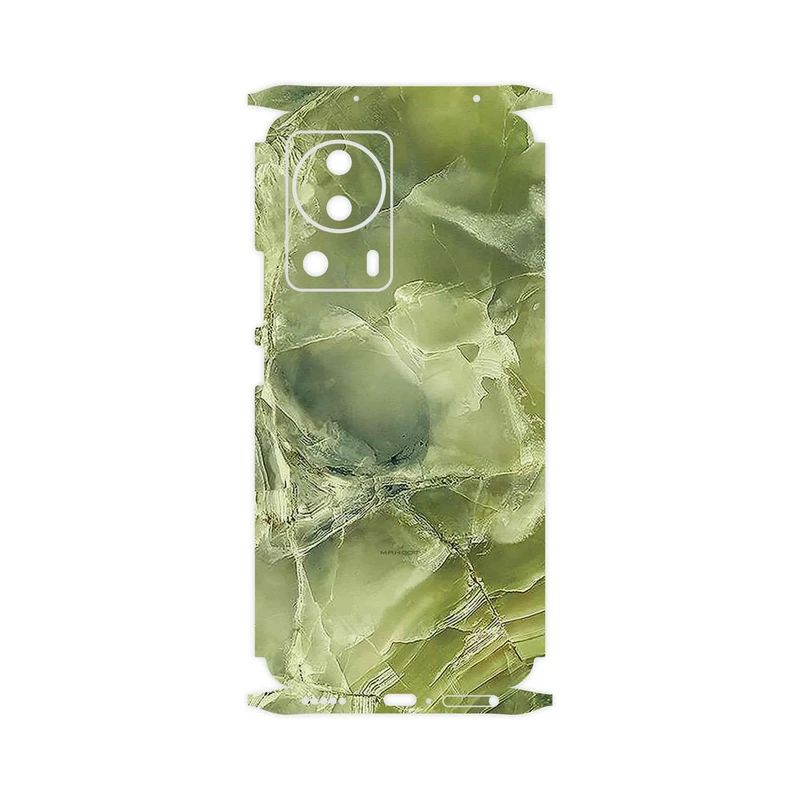 برچسب پوششی ماهوت مدل Green_Crystal_Marble-FullSkin مناسب برای گوشی موبایل شیائومی 13 Lite