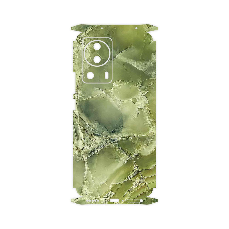 برچسب پوششی ماهوت مدل Green_Crystal_Marble-FullSkin مناسب برای گوشی موبایل شیائومی 13 Lite