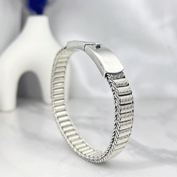 دستبند نقره مردانه مدل 6875655