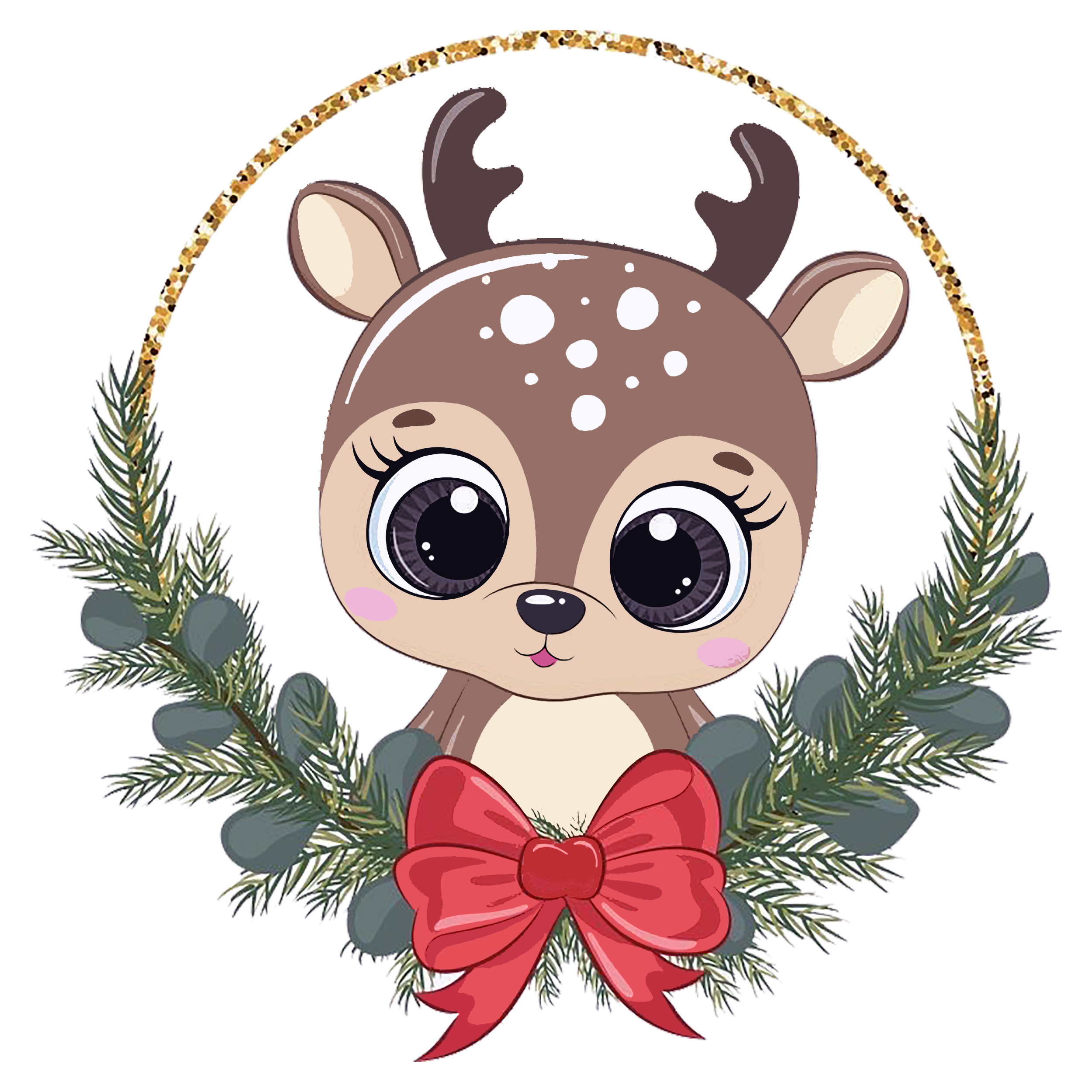 استیکر دیواری کودک مدل گوزن کوچک