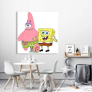 تابلو شاسی کودک شمسه نگار مدل باب اسفنجی