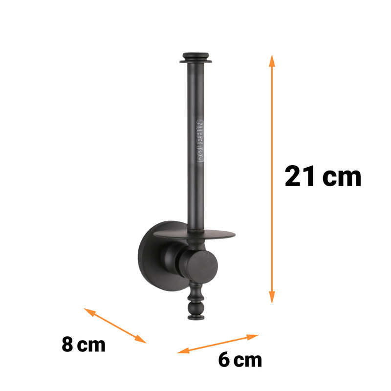 پایه رول دستمال کاغذی دلفین مدل رول کوتاه ایستاده JX-K-BL