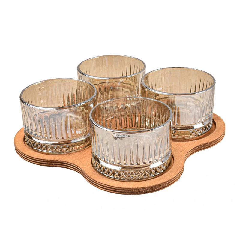 اردور خوری چینی مدل شامپاینی مرجان 4 خانه