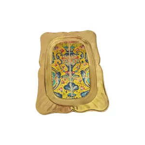 سینی برنجی مدل کاخ گلستان VT-006