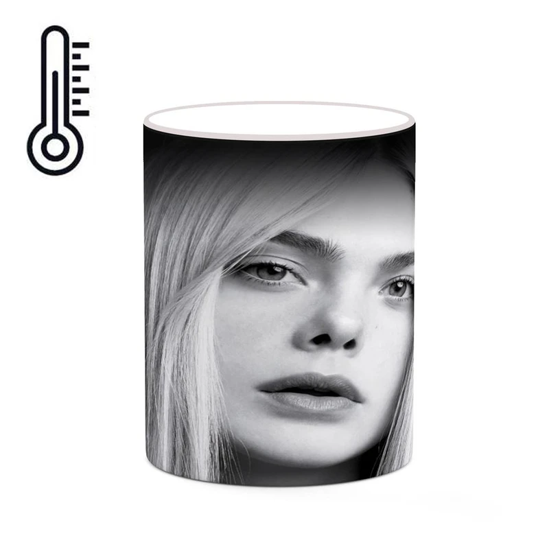 ماگ حرارتی کاکتی طرح Dakota Fanning مدل mgh25734