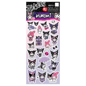 برچسب کلان مدل برش خورده طرح کرومی و ملودی