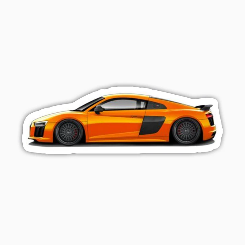 استیکر لپ تاپ و موبایل بووم طرح ماشین مدل Audi R8 کد KT18