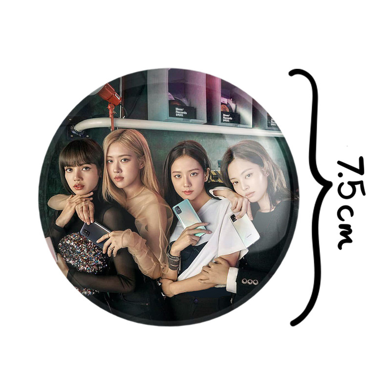 آینه جیبی خندالو مدل گروه بلک پینک Black Pink کد 14563 آینه جیبی خندالو مدل گروه بلک پینک Black Pink کد 14563