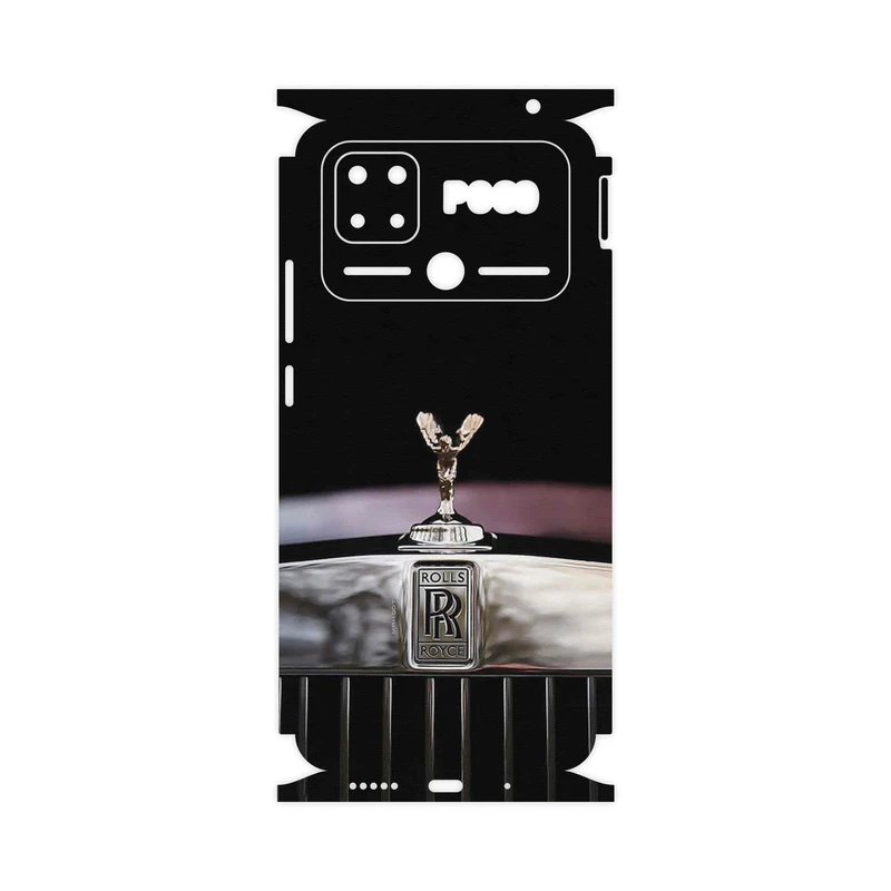 برچسب پوششی ماهوت مدل Rolls_Royce_Motor-FullSkin مناسب برای گوشی موبایل شیائومی Poco C40