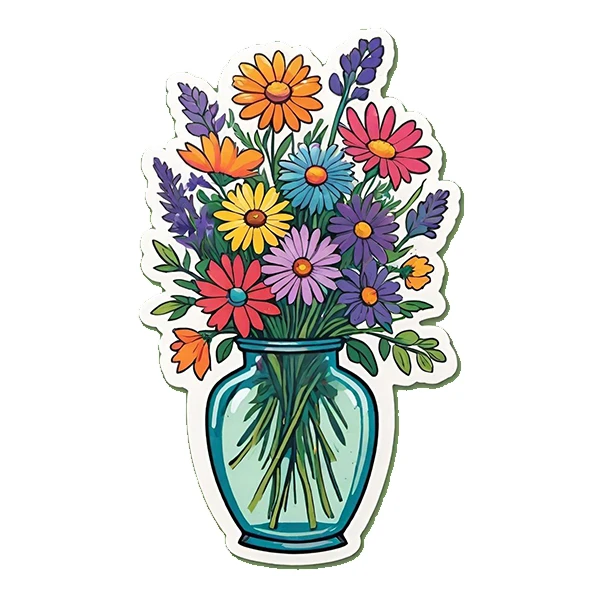 استیکر پارچه و لباس پاد آفرین طرح گلدون کد 595