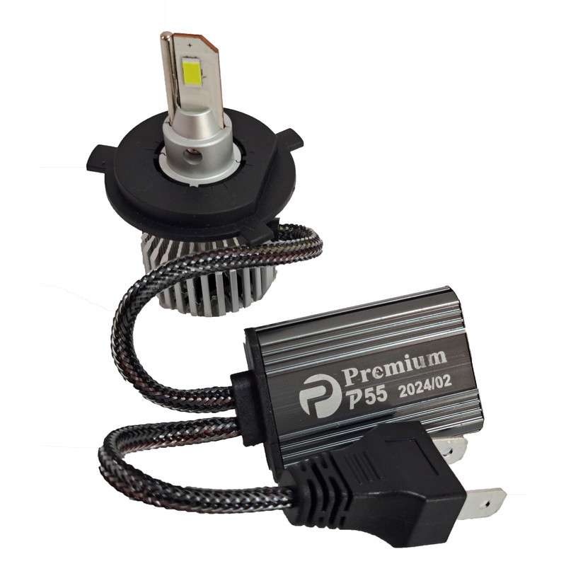 لامپ هدلایت خودرو پریمیوم مدل P55 پایه H11 