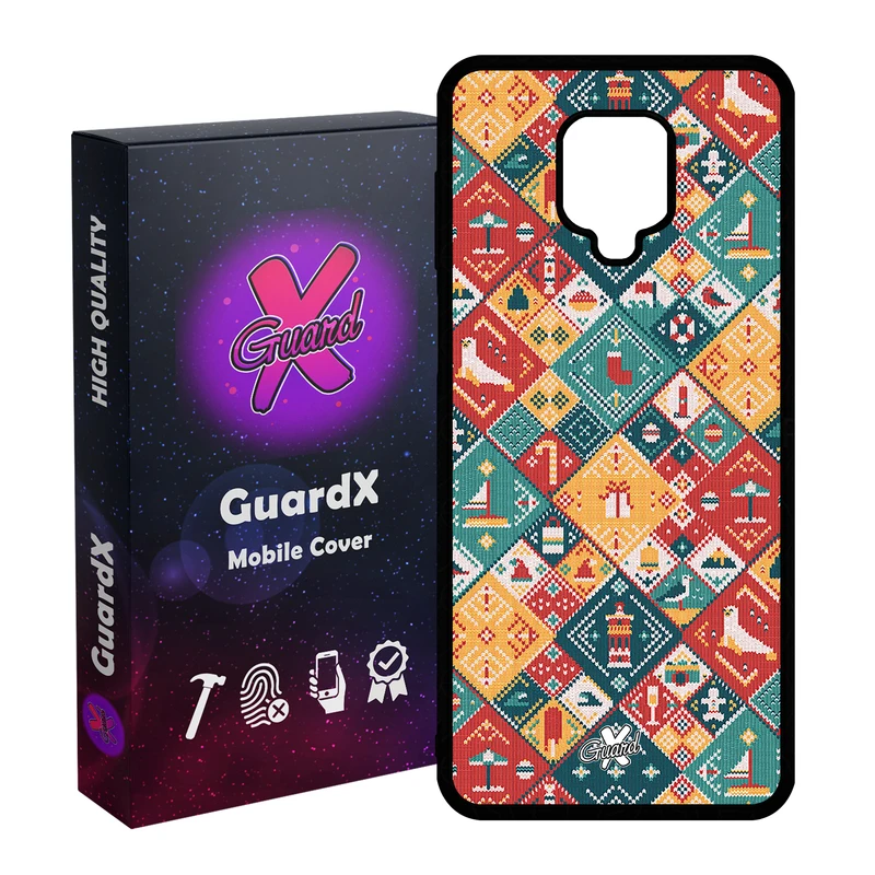 کاور گارد ایکس مدل Glass10168 مناسب برای گوشی موبایل شیائومی Redmi Note 9S / Note 9 Pro / Note 9 Pro Max