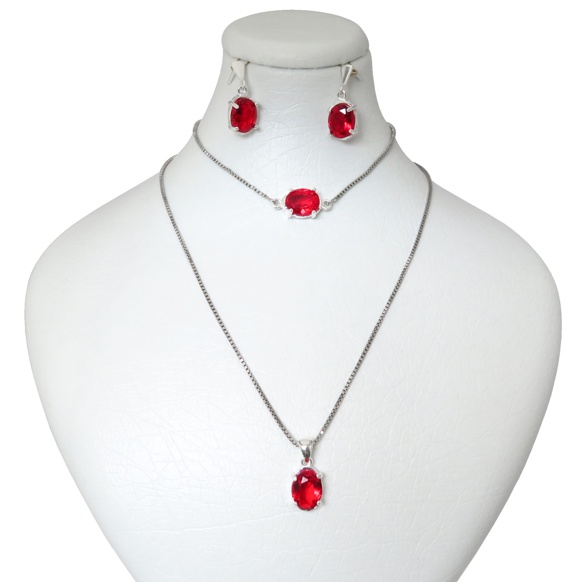 نیم ست نقره زنانه کد AV173D-S10 C5