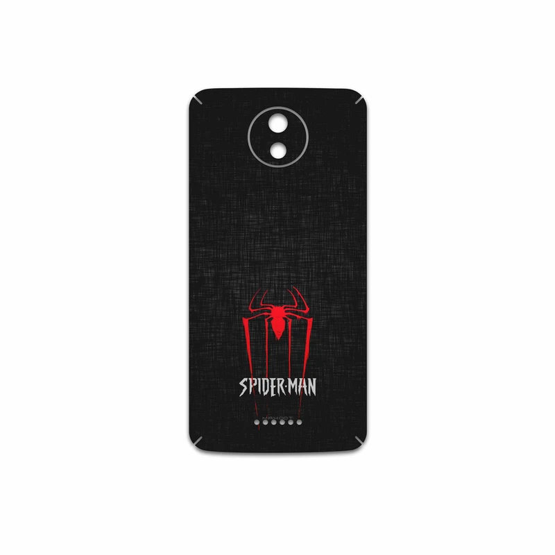 برچسب پوششی ماهوت مدل Spider-Man مناسب برای گوشی موبایل موتورولا Moto C Plus