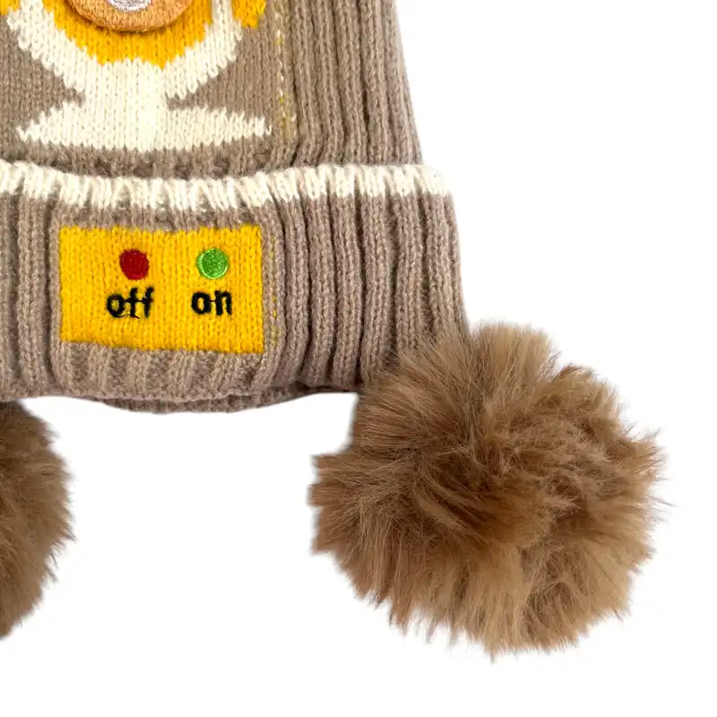 کلاه بافتنی بچگانه مدل خرس