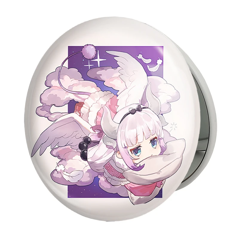 آینه جیبی خندالو طرح کانا انیمه اژدهای خدمتکار کوبایاشی مدل تاشو کد 36280