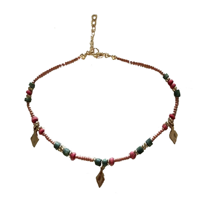 پابند زنانه اکسسورایز مدل مهره پابند زنانه اکسسورایز مدل مهره