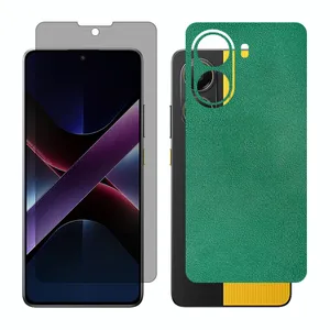 Glass Together model privacy screen protector suitable for Xiaomi Poco X7 Pro mobile phone with back cover sticker