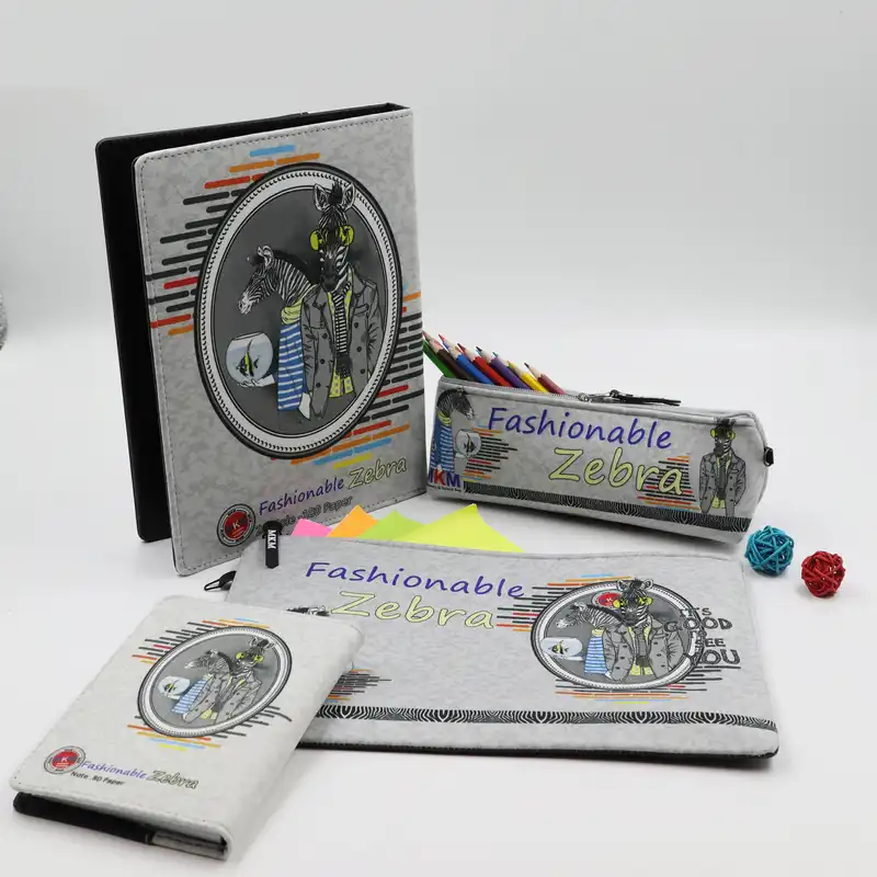 بسته لوازم تحریر مدل TS-Animal-05 مجموعه 4 عددی