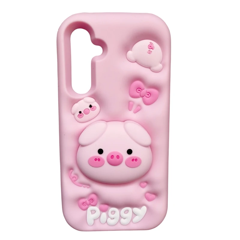 کاور طرح Piggy مناسب برای گوشی موبایل سامسونگ Galaxy A55
