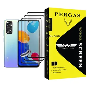 Waily Nice Pergas Glass MIX003 Screen Protector For Xiaomi Redmi Note 11 Pack Of 3